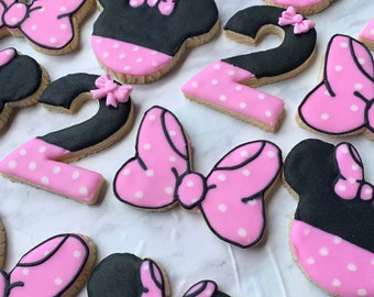 Minnie Maus Cookies -1 Dutzend