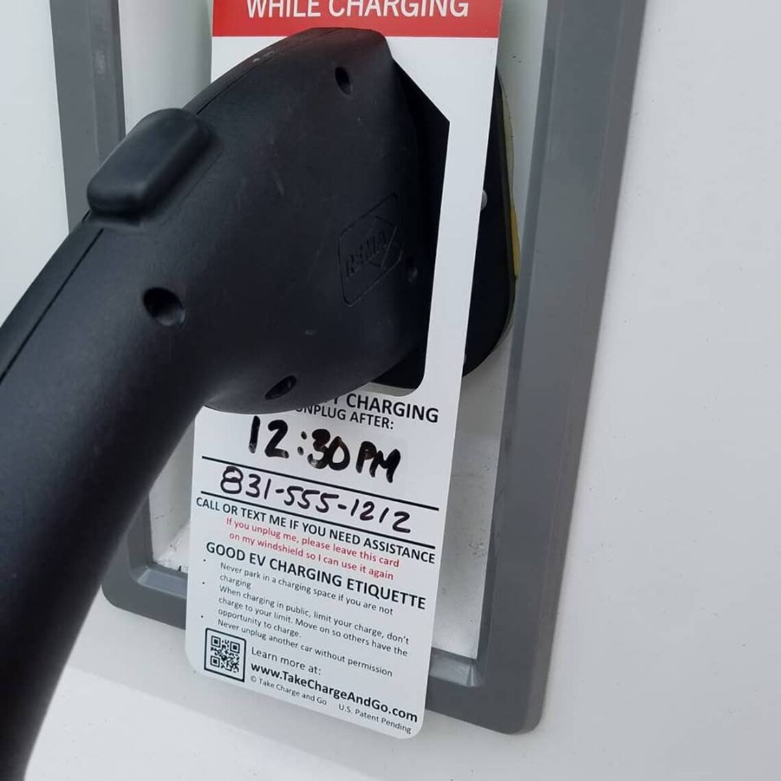 Electric Vehicle Charging Hangers Etsy