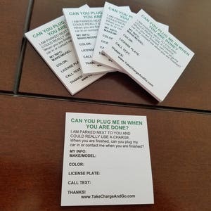 5 pads of 25 &quot;Can You Plug Me In?&quot; Sticky-Notes