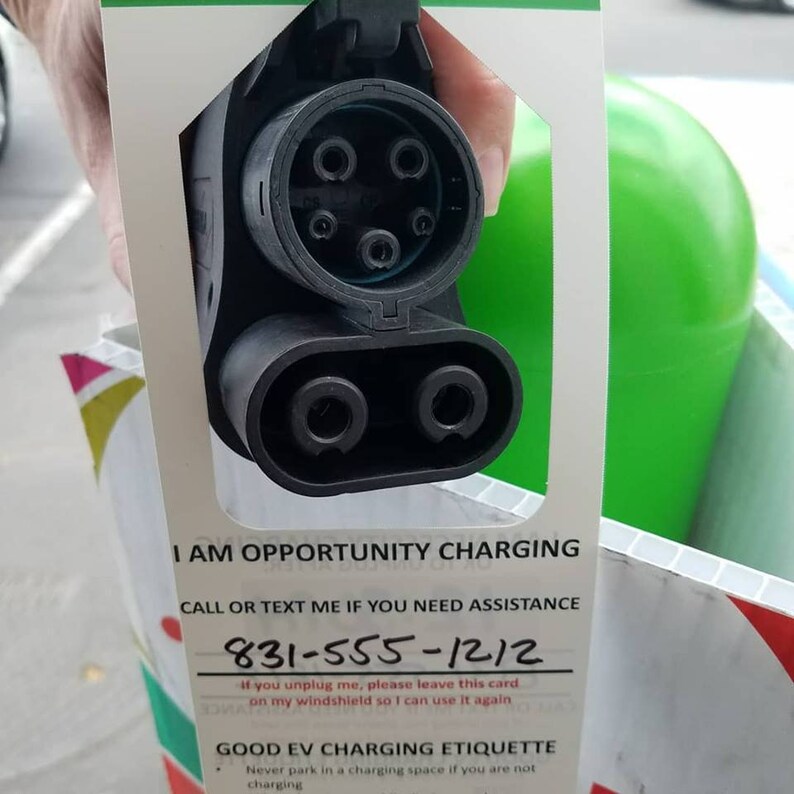 10PACK Electric Vehicle Charging Hangers Etsy