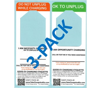 3-PACK Electric Vehicle Charging Hangers (Save even more on shipping!)