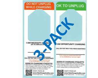 3-PACK Electric Vehicle Charging Hangers (Save even more on shipping!)