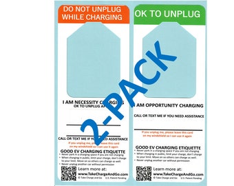 2-PACK Electric Vehicle Charging Hangers (Save on shipping!)