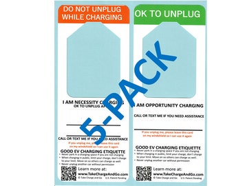 5-PACK Electric Vehicle Charging Hangers