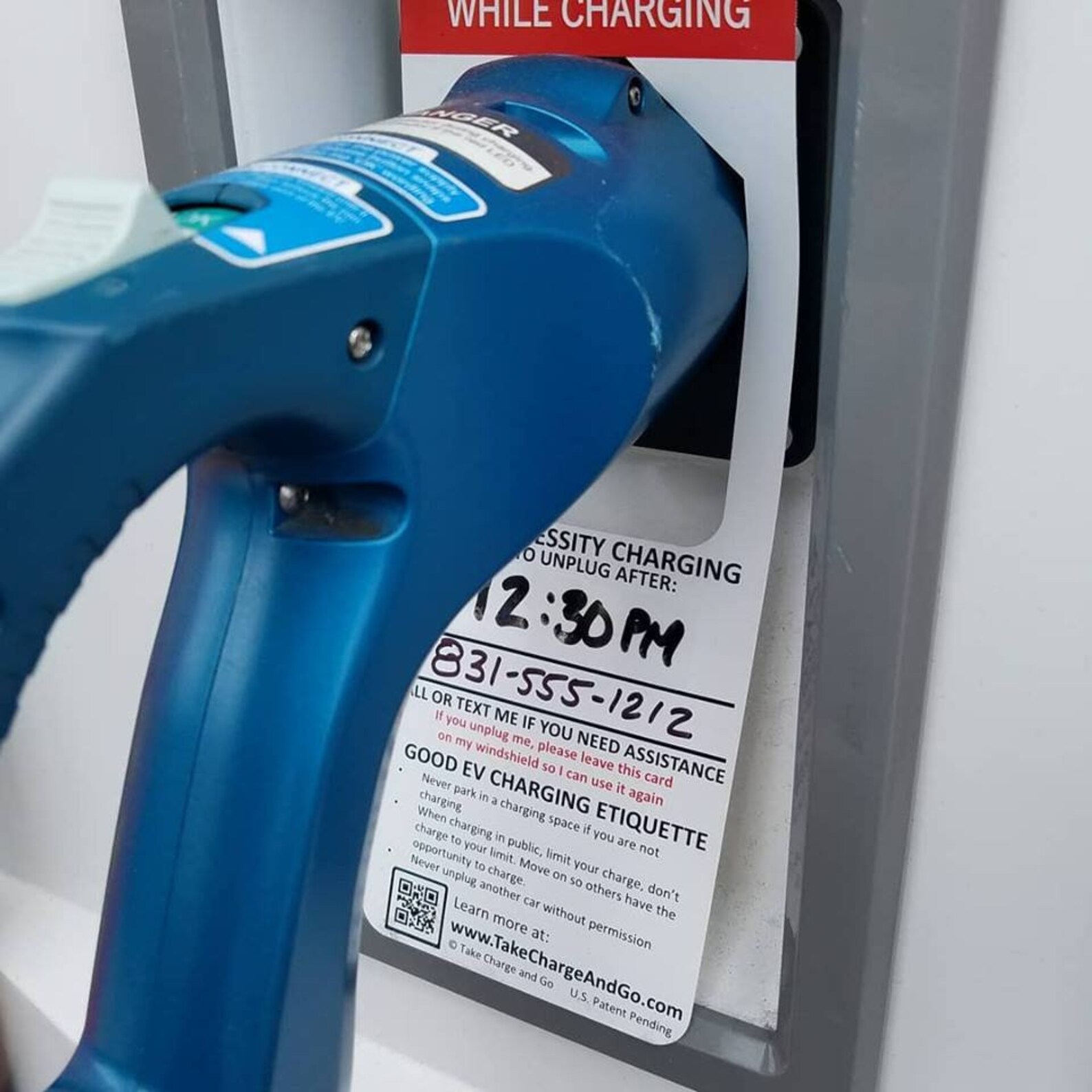 5PACK Electric Vehicle Charging Hangers Etsy