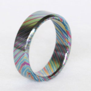 Timascus Titanium Men/Women&#39;s Ring