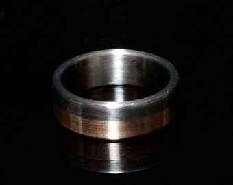 Titanium-n-Bronze Wedding Ring