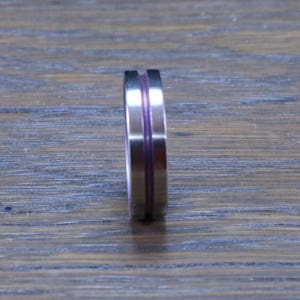 Anodized Titanium with groove