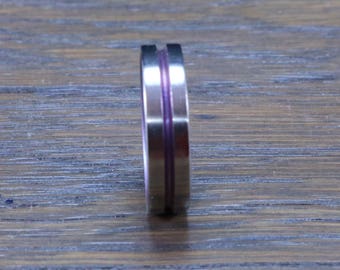 Anodized Titanium with groove