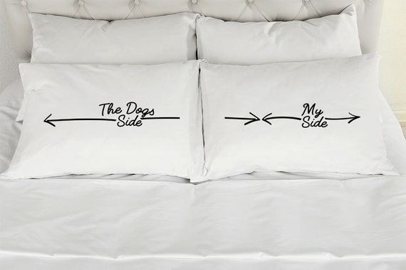 The Dogs Side My Side Dog Lovers Printed Pillowcases Set Of Etsy