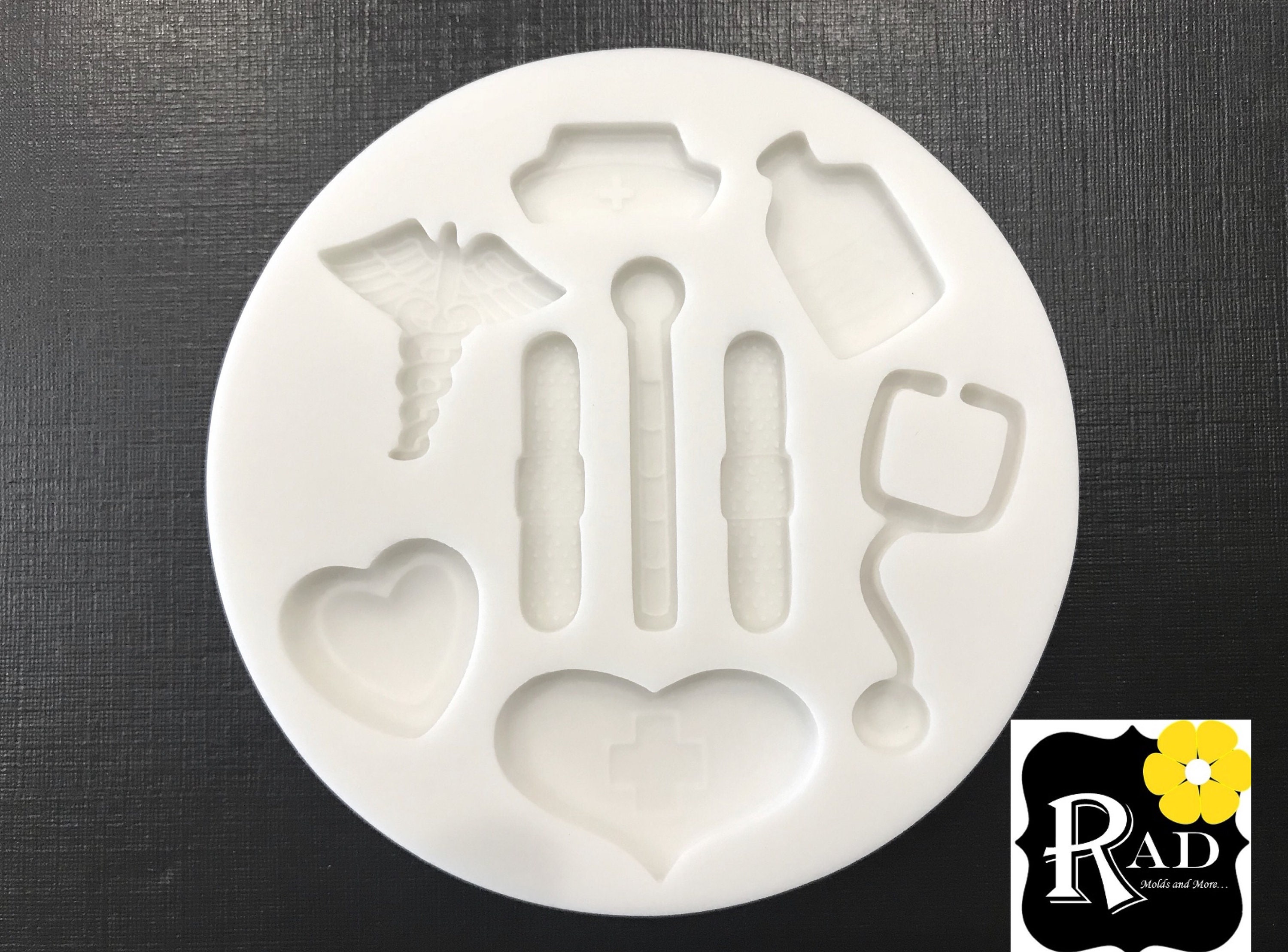 9 Cavity Medical Themed Silicone Mold