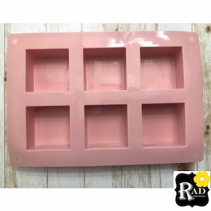 Square 6 Cavity Silicone Mold