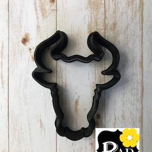 Cortador de galletas con forma de cabeza de toro