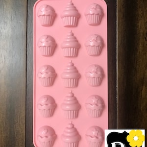 Assorted Cupcake 15 Cavity Silicone Mold