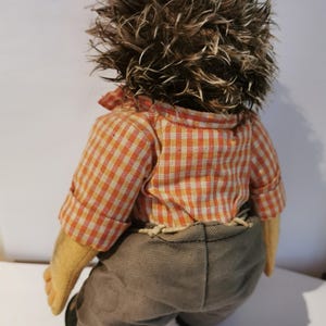 60s Vintage Mecki Hedgehog Toy Personaje de dibujos animados