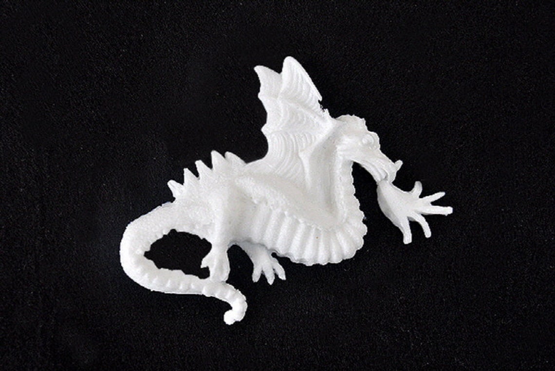 Dragon 2 Handmade Silicone Mold Mould for deco sugar Etsy