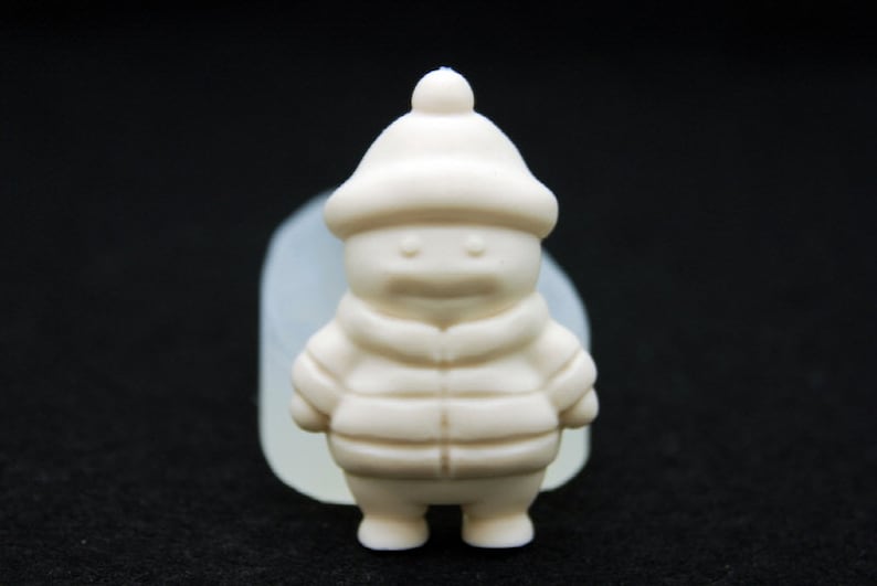 2D Winter Jibang#1 Handmade Silicone Mold Mould for deco sugar chocolate dessert ice resin candle wax clay plaster diffuser soap