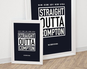 Straight Outta Compton Print - Digitale download