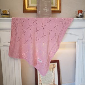 Elegant blanket for cot, pram, baby bed, in 100% pure cotton, Oeko-Tex® certified.