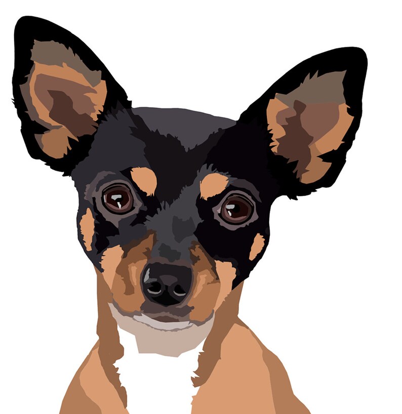 Chihuahua Dog Decal Sticker set of 2 Etsy