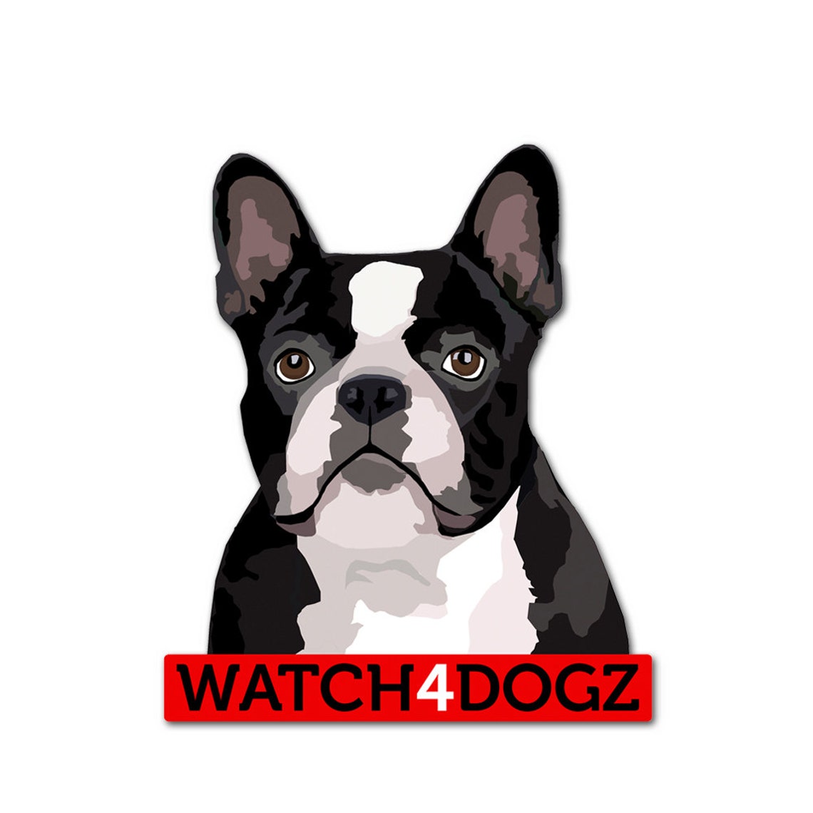 French Bulldog Decal Sticker set of 2 Etsy