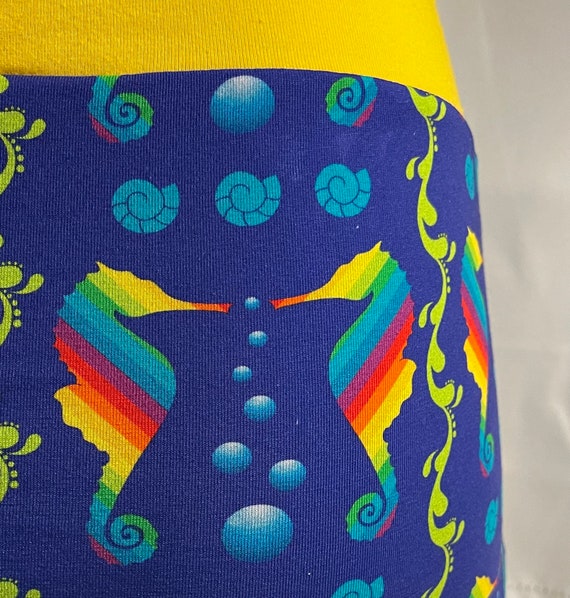 Tuck Buddies 2.0 KIDDOS - boyshort style tucking underwear for transgender kids rainbow seahorse