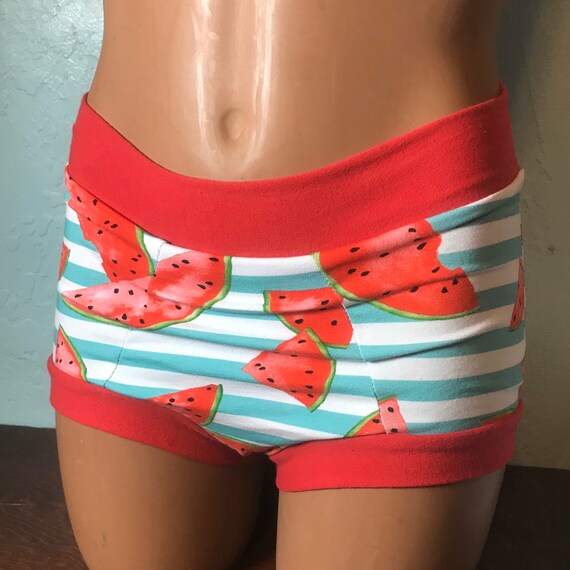 Tuck Buddies 2.0 - watermelon stripe - adult sizes - transgender AMAB tucking underwear