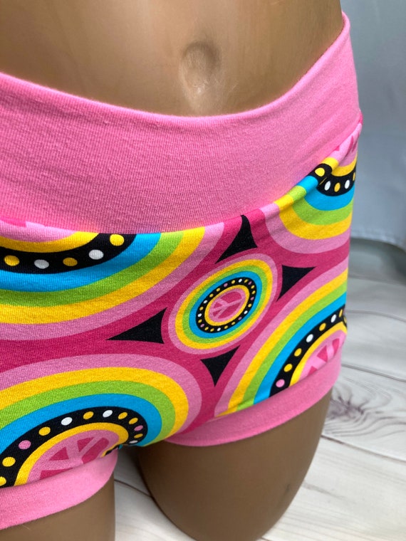 Tuck Buddies 2.0 ADULT - Transfemme / AMAB boyshort style tucking underwear. 1 pair of Tuck Buddies - Peace
