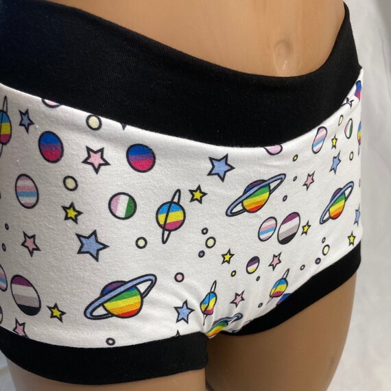 Tuck Buddies 2.0 ADULT Transfemme / AMAB Boyshort Style Tucking Underwear.  1 Pair of Tuck Buddies Queer Planets -  Finland