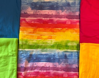 Tuck Buddies 2.0 ADULT - Trans femme / AMAB boyshort style tucking underwear. 1 pair of Tuck Buddies - watercolor rainbow stripe