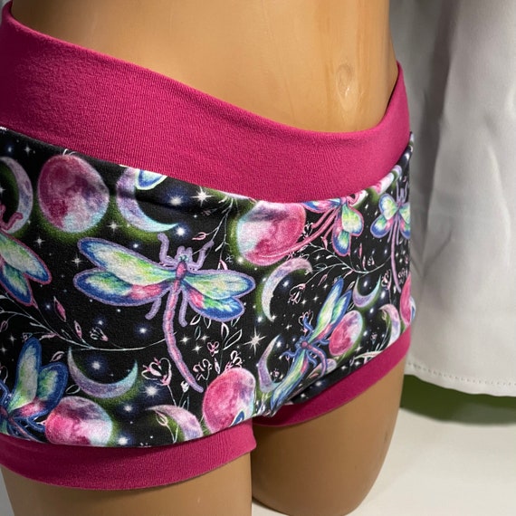 Tuck Buddies 2.0 ADULT - Transfemme / AMAB boyshort style tucking underwear. 1 pair of Tuck Buddies - dragonfly moons