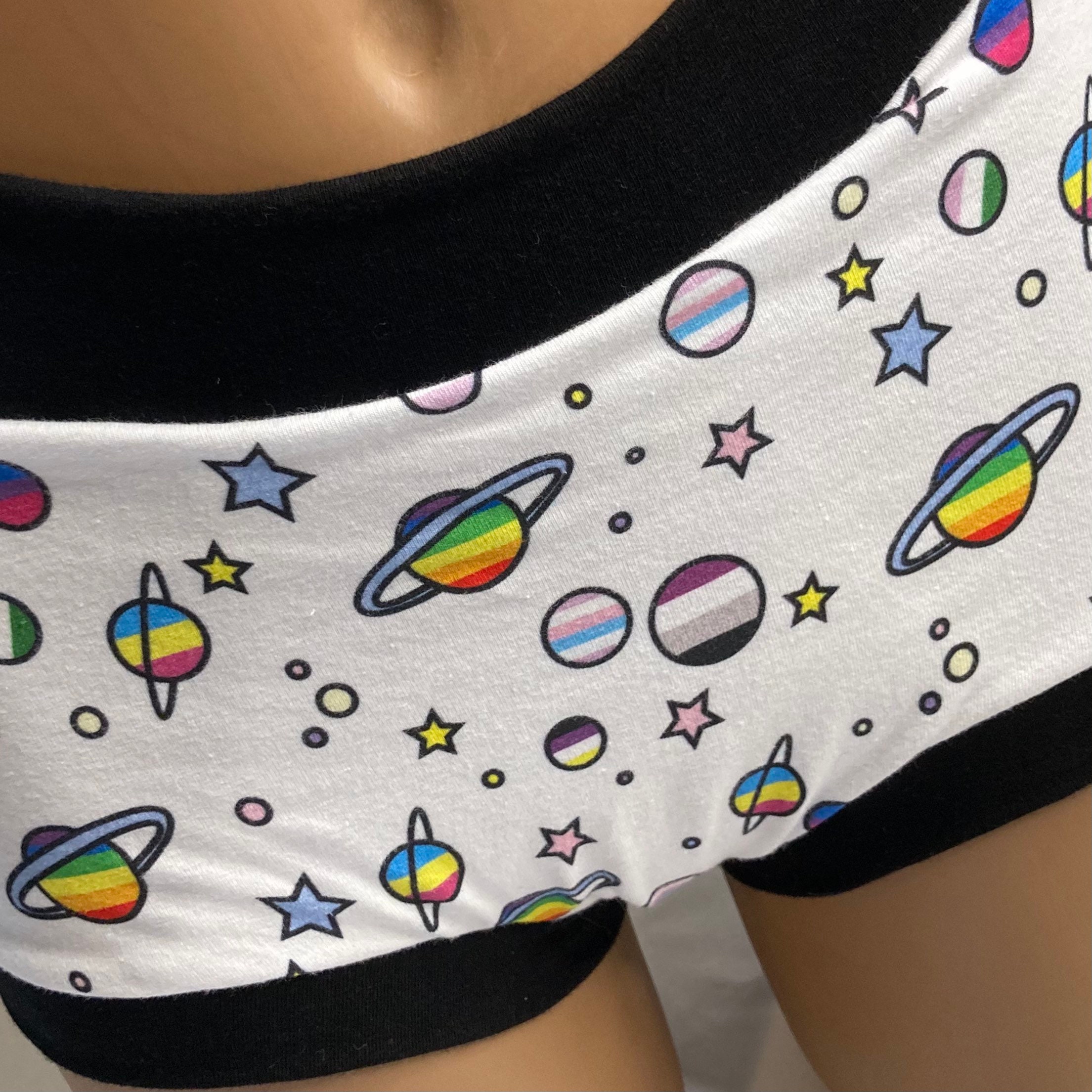Tuck Buddies 2.0 KIDDOS - boyshort style tucking underwear for transgender  kids - scribble unicorn