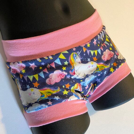 Ready to ship! Tuck Buddies 2.0 KIDS - boy short style underwear Kiddo sizes - for transgender kids - unicorn party
