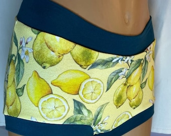 Tuck Buddies 2.0 ADULT - Trans femme / AMAB boyshort style tucking underwear. 1 pair of Tuck Buddies - summer lemons