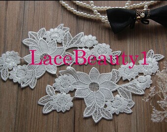 Venice lace Lace applique lace patch lace trim bridal headpiece hair band lace embellishment bridal headwear lace headpiece