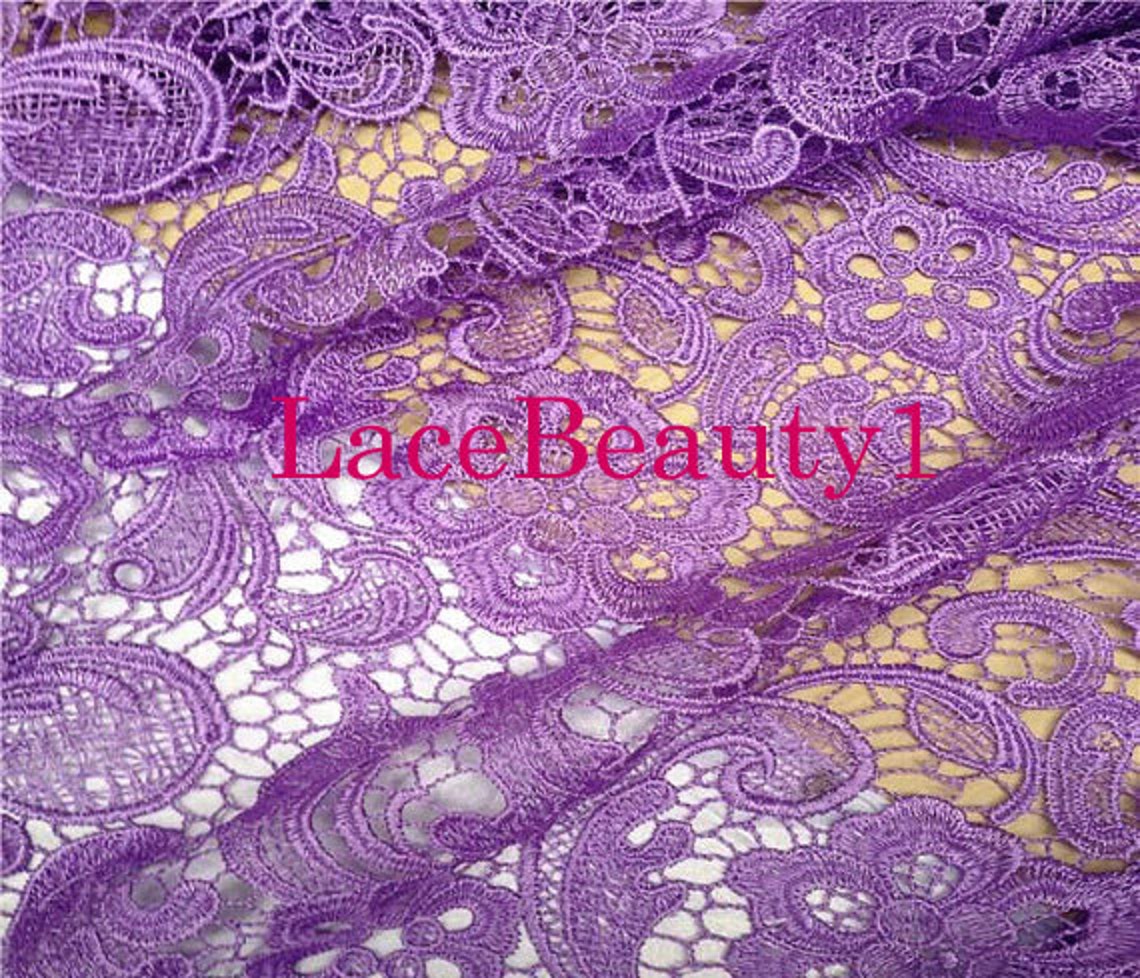 Watersoluble Lace Soft Lace Fabric Eyelet Lace Flower Lace Etsy