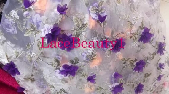 floral chiffon material