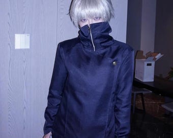 Cosplay de Toge Inumaki, cosplay uniforme de Inumaki, cosplay masculino de anime, traje de personaje masculino, cosplay de discurso maldito, conjunto completo de cosplay