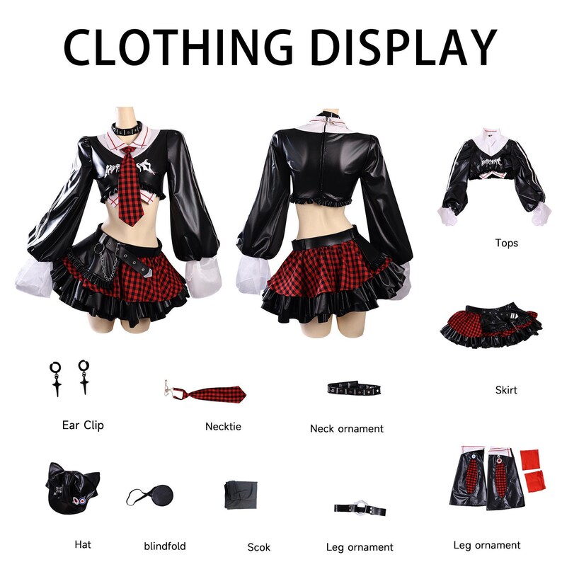Asuka Cosplay Costume, Anime Girl Cosplay, Japanese Anime Outfit ...