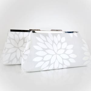Silver clutch bag - Bridal clutch - Wedding party gift ideas - Evening handbag clutch - Designer Clutch Bags - Cocktail clutch