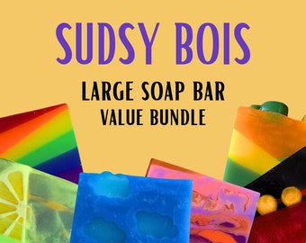 SUDSY BOIS soap bundle | Personalised gift set | Custom party favours