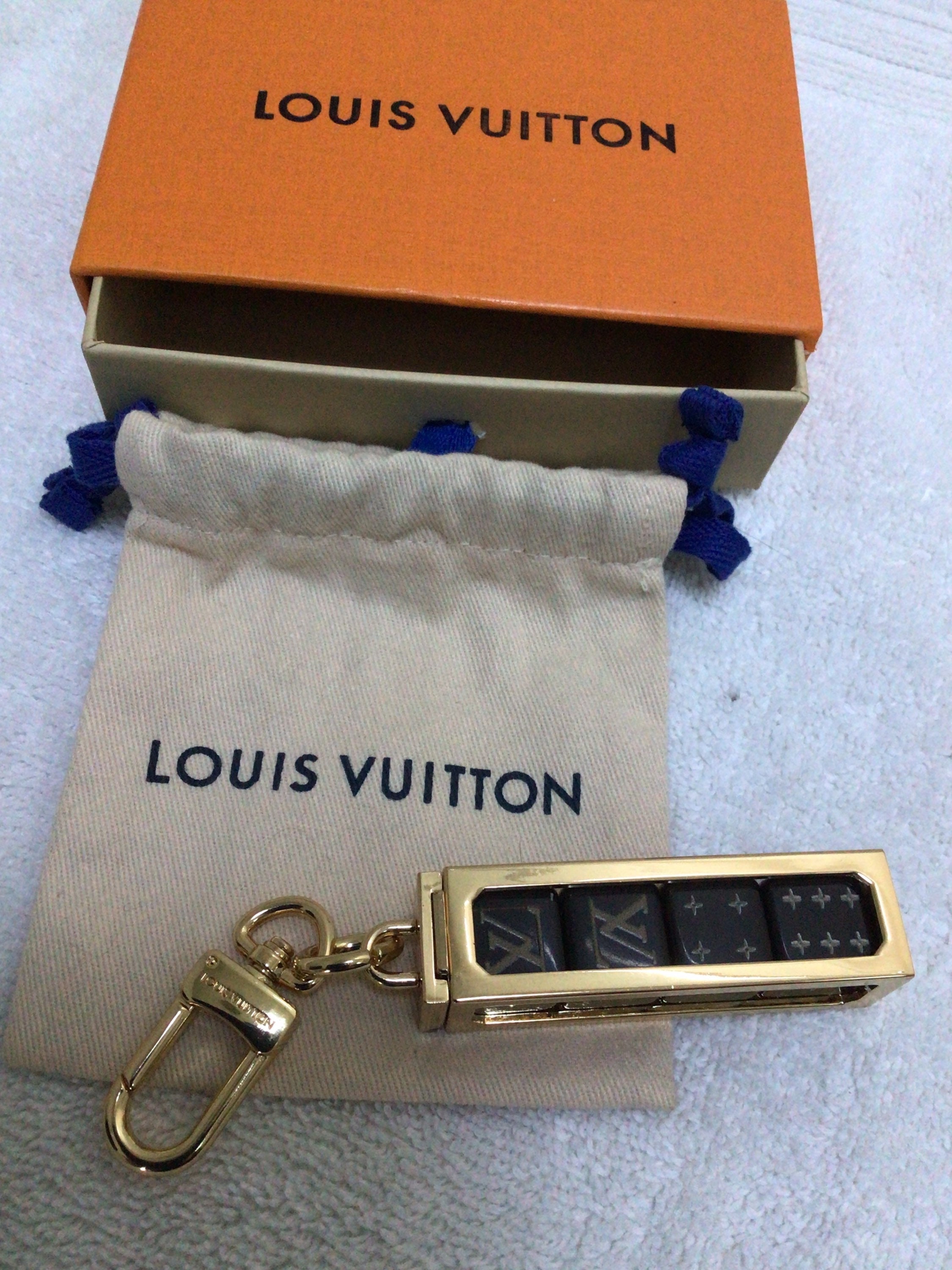 Louis Vuitton Supreme Dice Key Chain