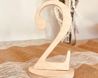 Wedding Wood Table Numbers, Gold Table Numbers, Silver Table Numbers, EXPRESS SHIPPING- 2-4 business days