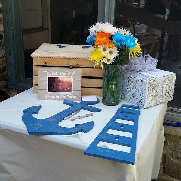 Anchor Guest Book Etsy