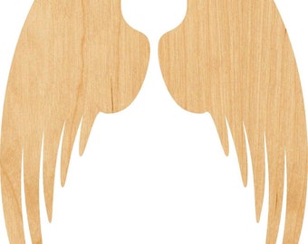 Angel wings cutout - Angel Wings shape - Baby Room decor - Wooden Shapes