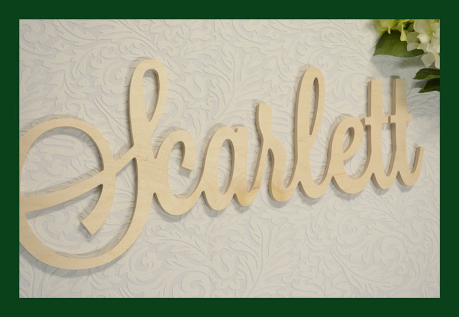 Custom Wooden Name Sign Personalized Name Plaque Door Etsy