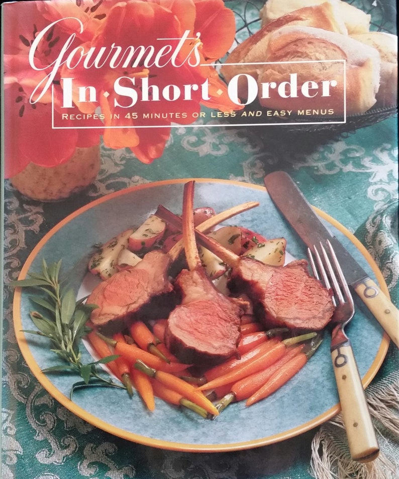 Cook Book Order 50% OFF! Cookbook, Gourmet's in Short Order, 1993, 1st Ed., HC/DJ - Etsy
