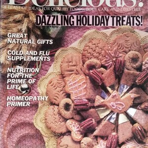 Magazine, Delicious!, November/December 1986, Vintage, Rare