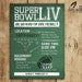 Super Bowl Party Invitation Custom Digital Design to Print at Home or ...