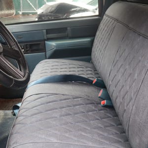Distressed Blue C10 Bech Seat Cover